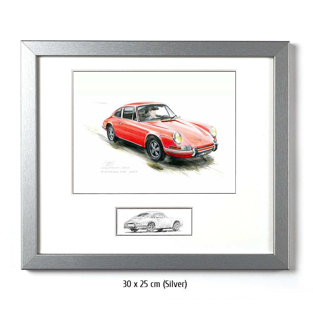#0527 R "Porsche 911 Coupé rot"
