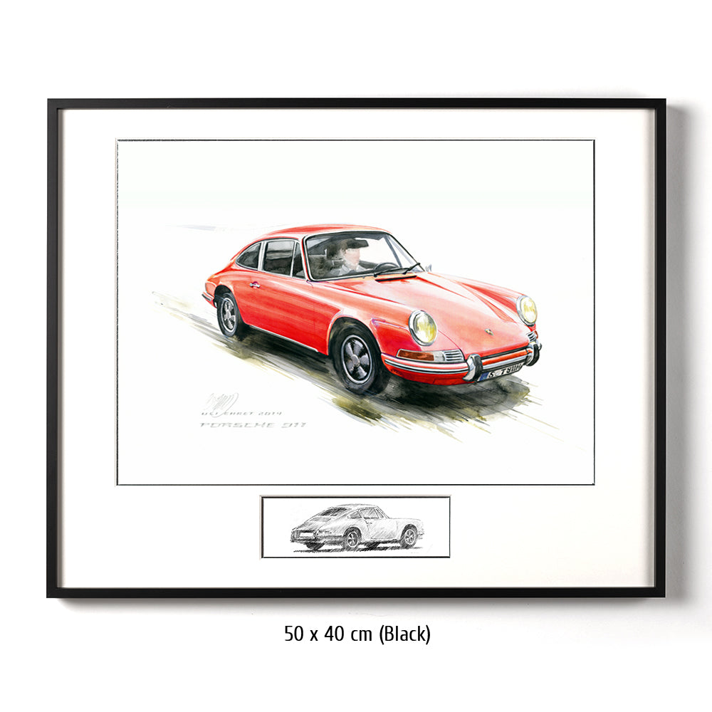 #0527 R "Porsche 911 Coupé rot"