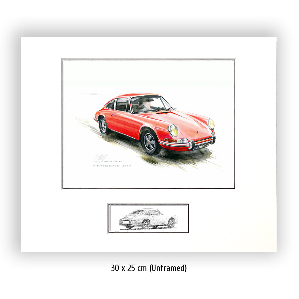 #0527 R "Porsche 911 Coupé rot"