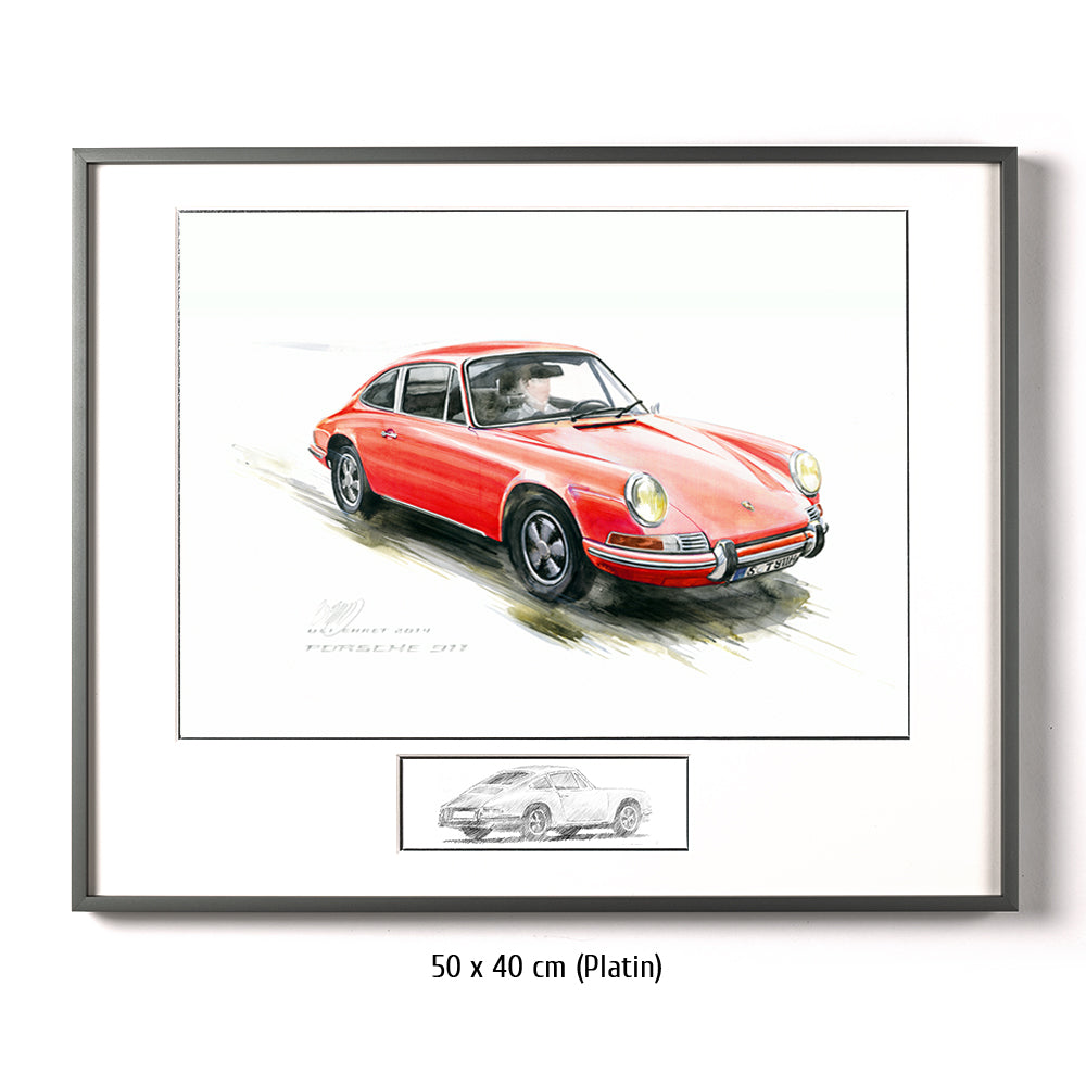 #0527 R "Porsche 911 Coupé rot"