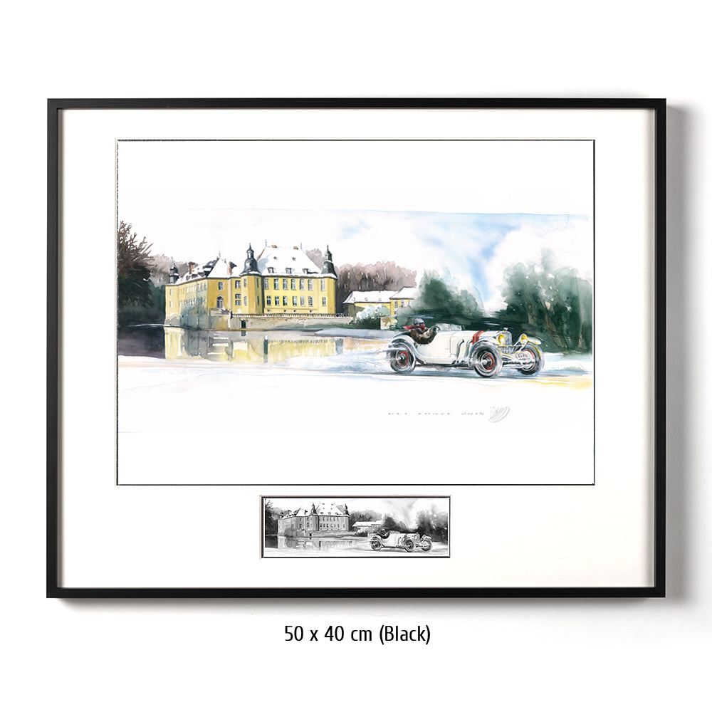 #0583 Mercedes SSK, château de Dyck