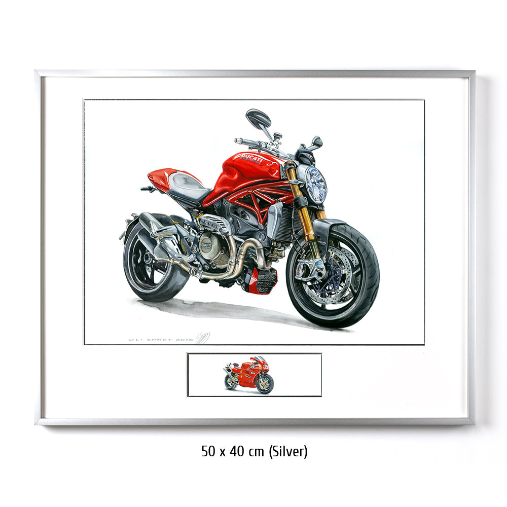 #0595 Ducati Monster, Red