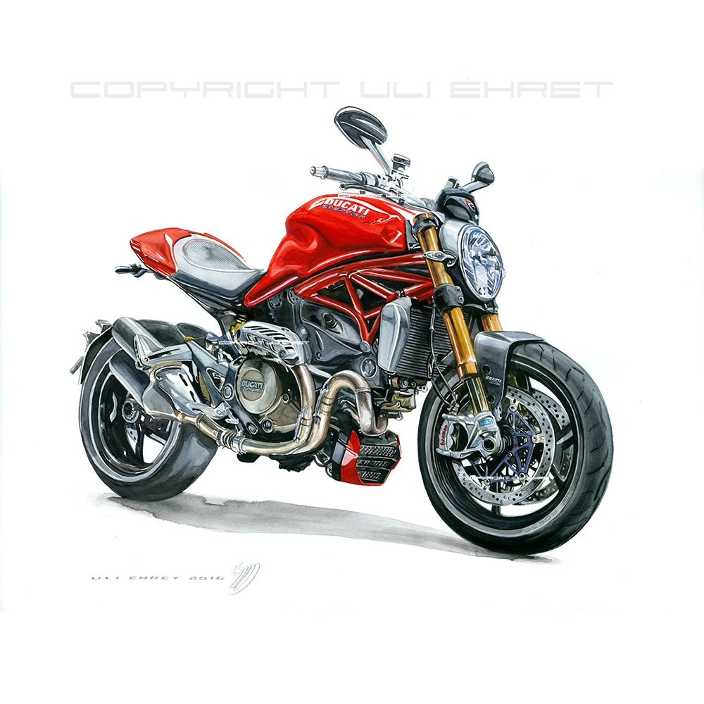 #0595 Ducati Monster, Red