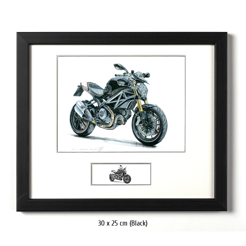 #0597 Ducati Monster, Black