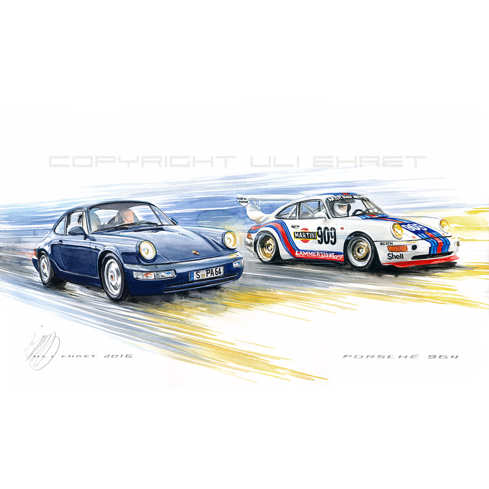 #0602  "Porsche 964 RSR 3.8 Martini & 964 Carrera"