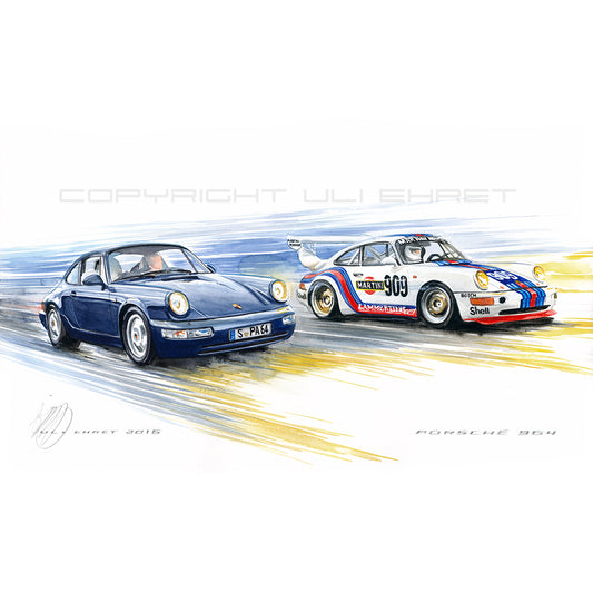#0602  "Porsche 964 RSR 3.8 Martini & 964 Carrera"