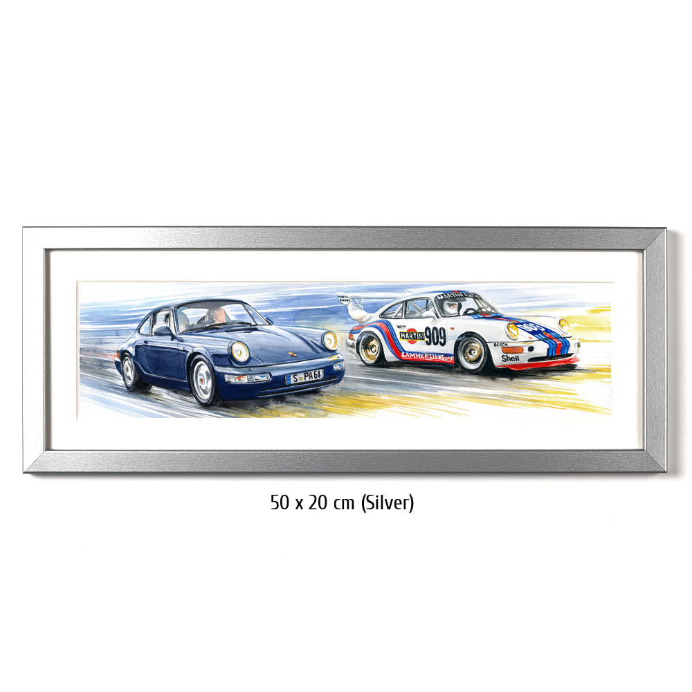 #0602  "Porsche 964 RSR 3.8 Martini & 964 Carrera"