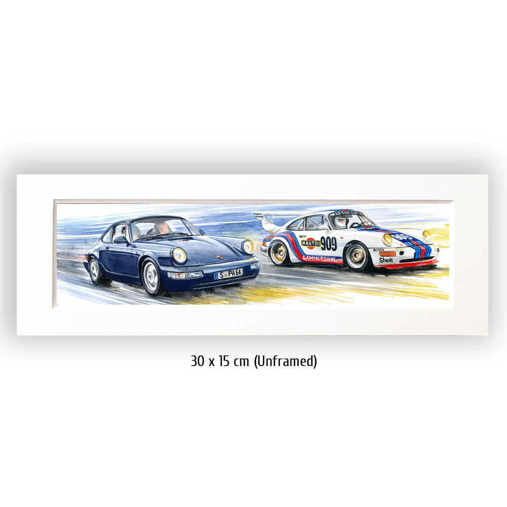 #0602  "Porsche 964 RSR 3.8 Martini & 964 Carrera"