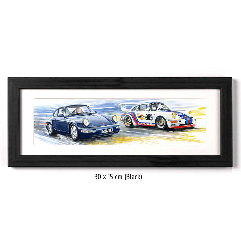 #0602  "Porsche 964 RSR 3.8 Martini & 964 Carrera"