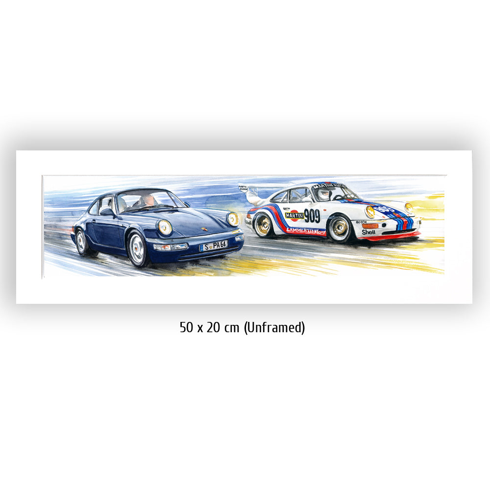 #0602  "Porsche 964 RSR 3.8 Martini & 964 Carrera"
