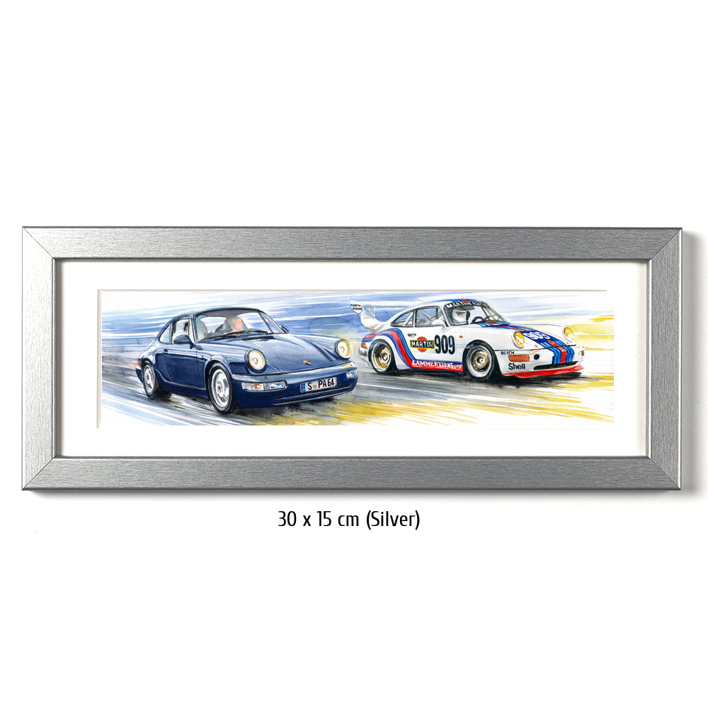 #0602  "Porsche 964 RSR 3.8 Martini & 964 Carrera"
