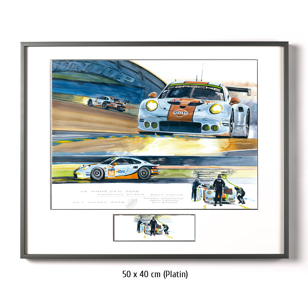 #0626 Porsche 911 RSR, Team  Gulf Racing