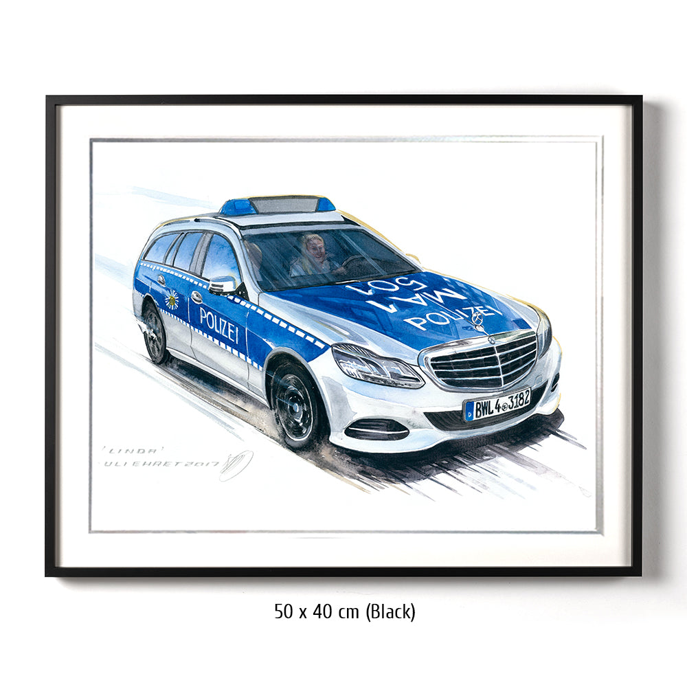 #0695 Voiture de police Mercedes Benz