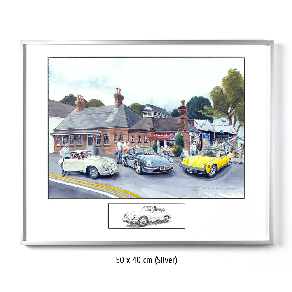 #0707 'Three Porsches at the Coo-Coo-Cafe