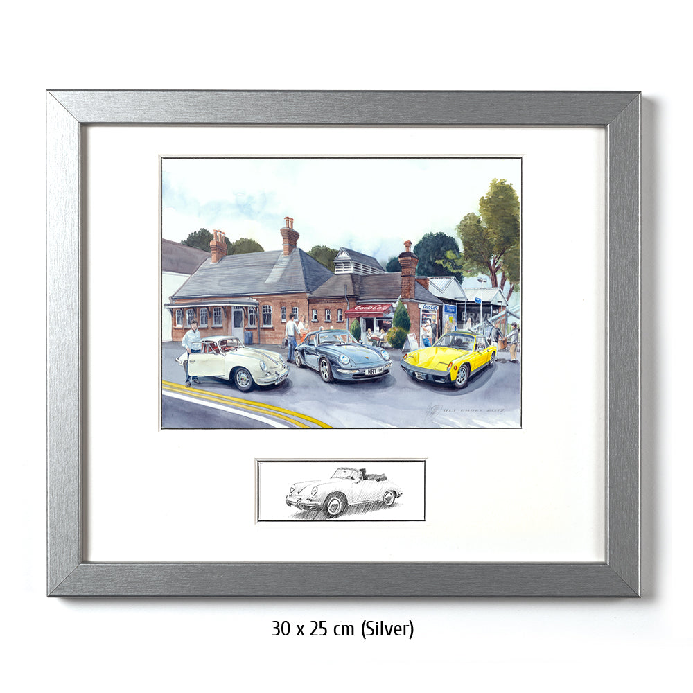 #0707 'Three Porsches at the Coo-Coo-Cafe