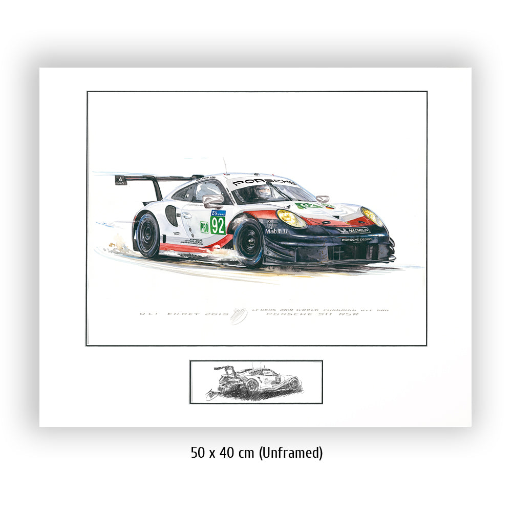 #0804 B  "Porsche 911 RSR #92"