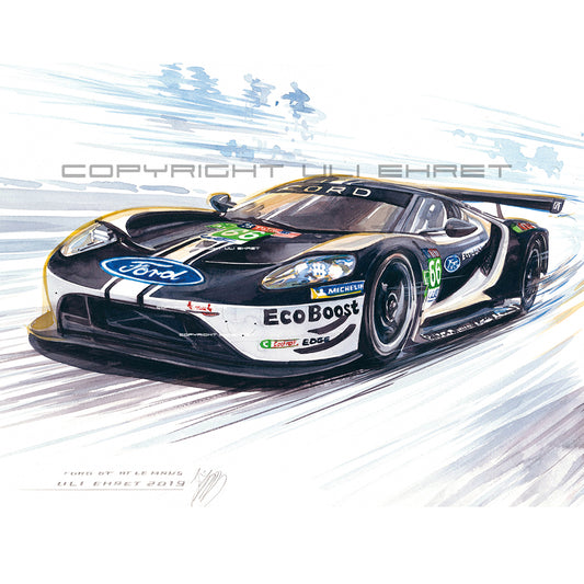 #0813 E 'Ford GT #66 Le Mans 24H 2019
