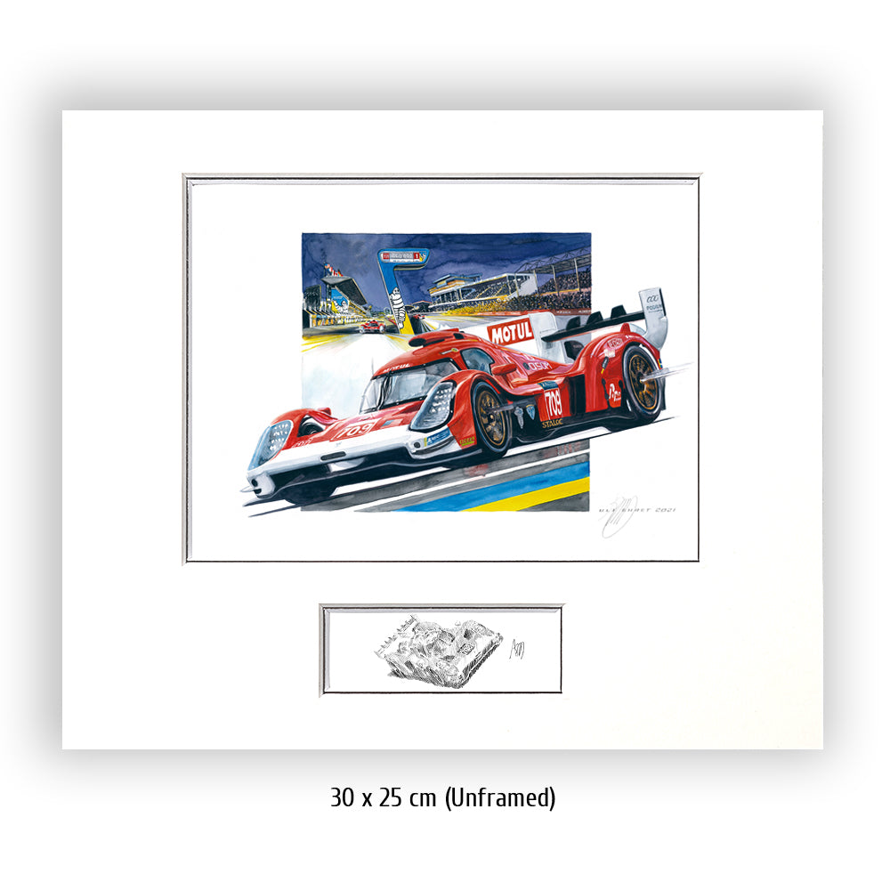 #0973 B  'Glickenhaus at Le Mans'