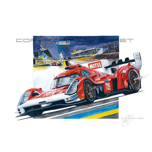 #0973 B  'Glickenhaus at Le Mans'