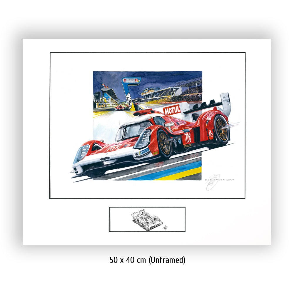 #0973 F  'Glickenhaus #708 at Le Mans 24H'