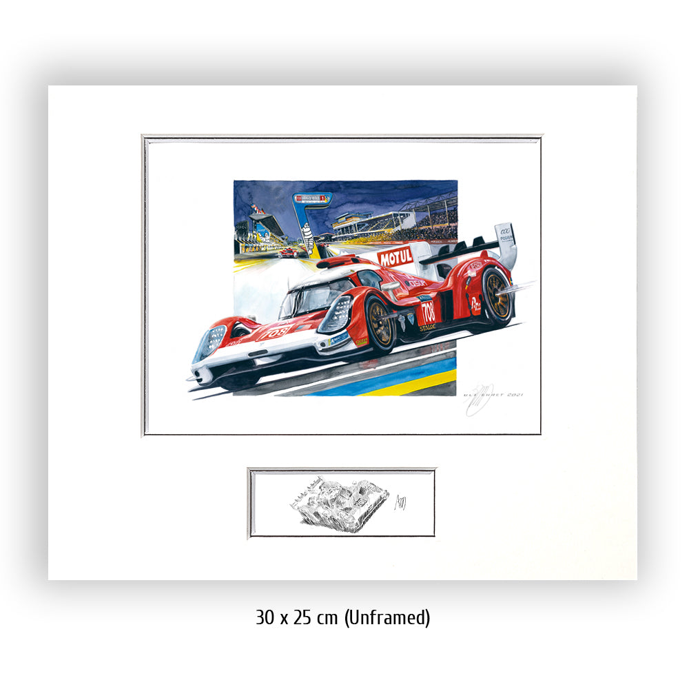 #0973 F  'Glickenhaus #708 at Le Mans 24H'