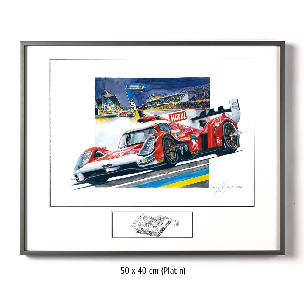 #0973 F  'Glickenhaus #708 at Le Mans 24H'