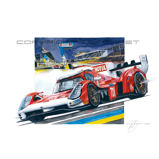 #0973 F  'Glickenhaus #708 at Le Mans 24H'