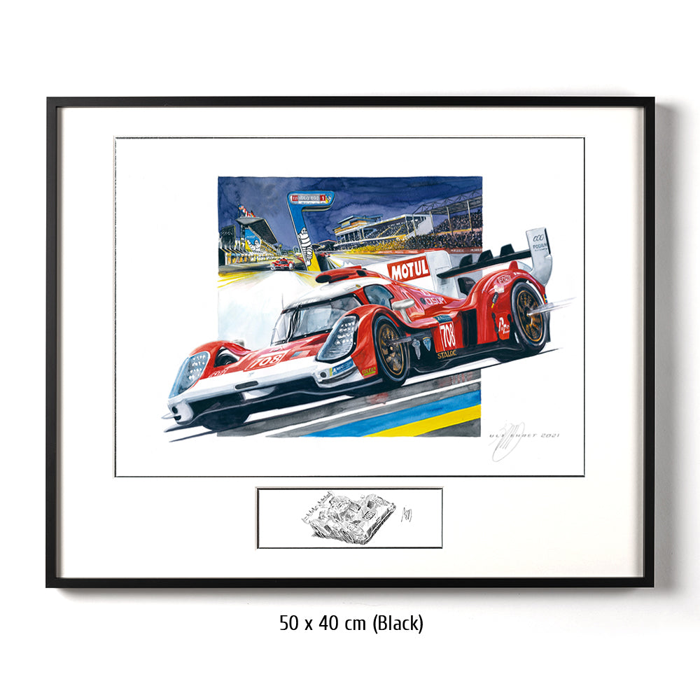 #0973 F  'Glickenhaus #708 at Le Mans 24H'