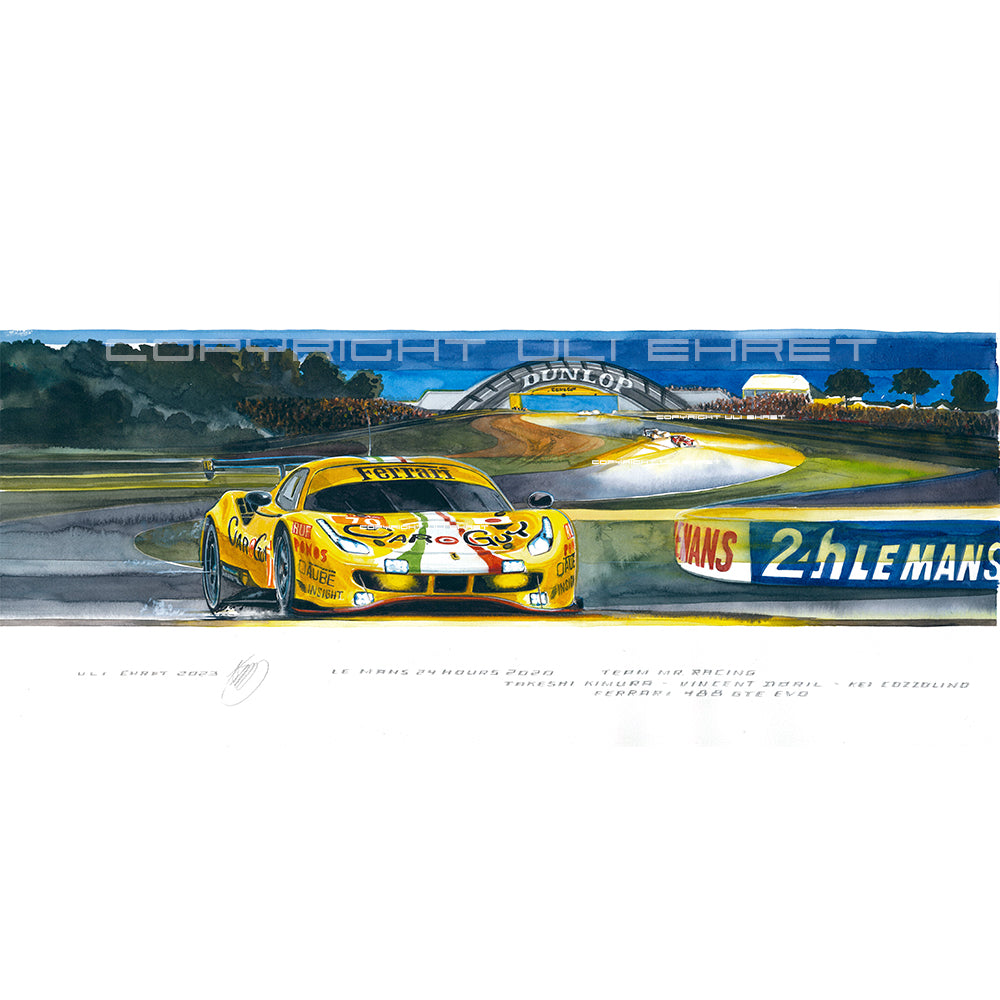 #1097 Car Guy Racing Ferrari 488 GTE Evo, 2020