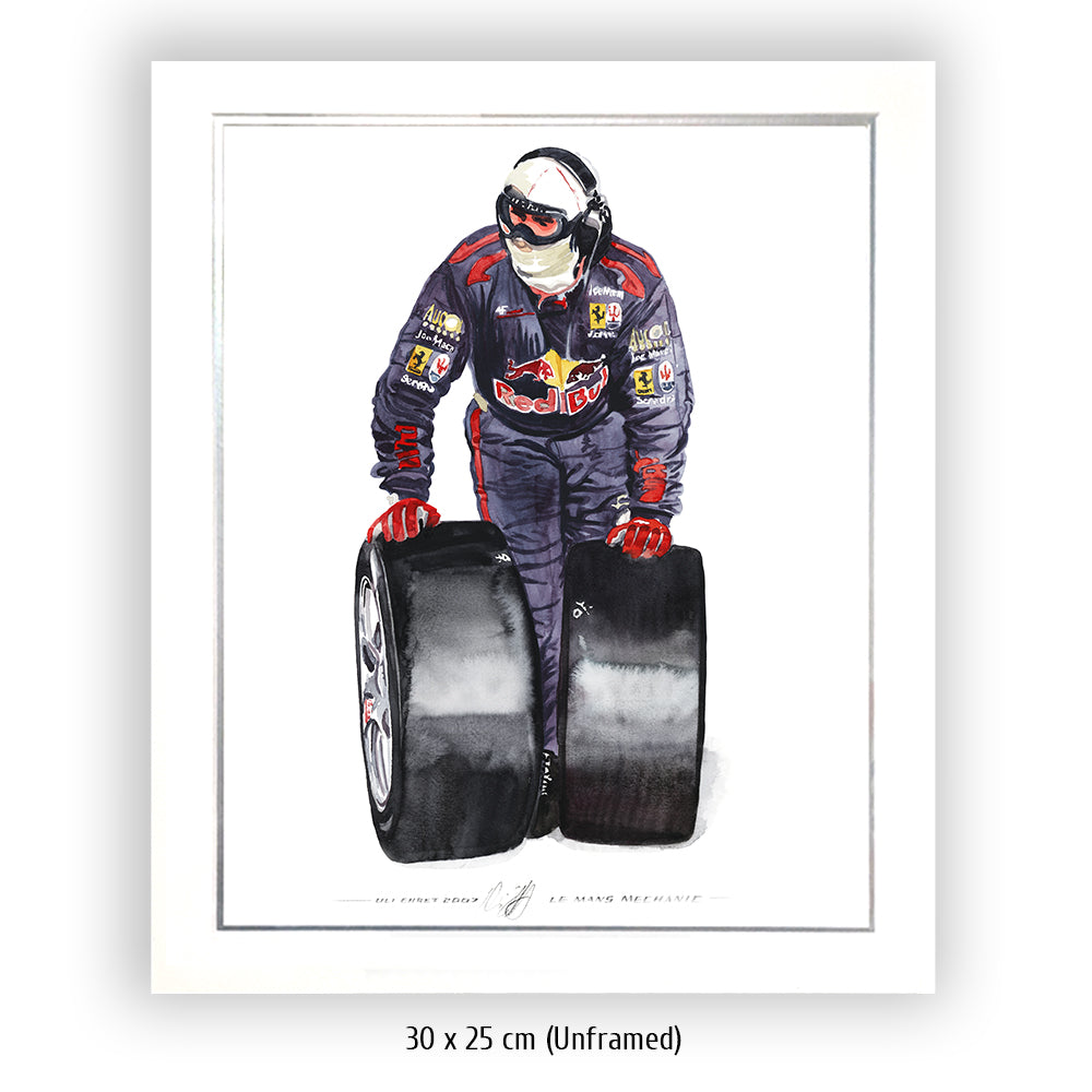 #0144 Le Mans Mechanic, Red Bull Team