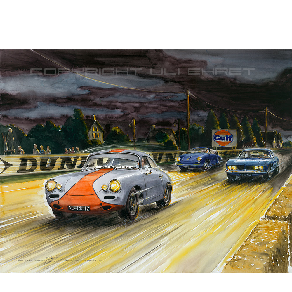 #0261 'A summer night', Porsche 356 A Carrera