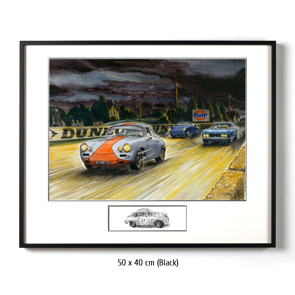 #0261 'A summer night', Porsche 356 A Carrera