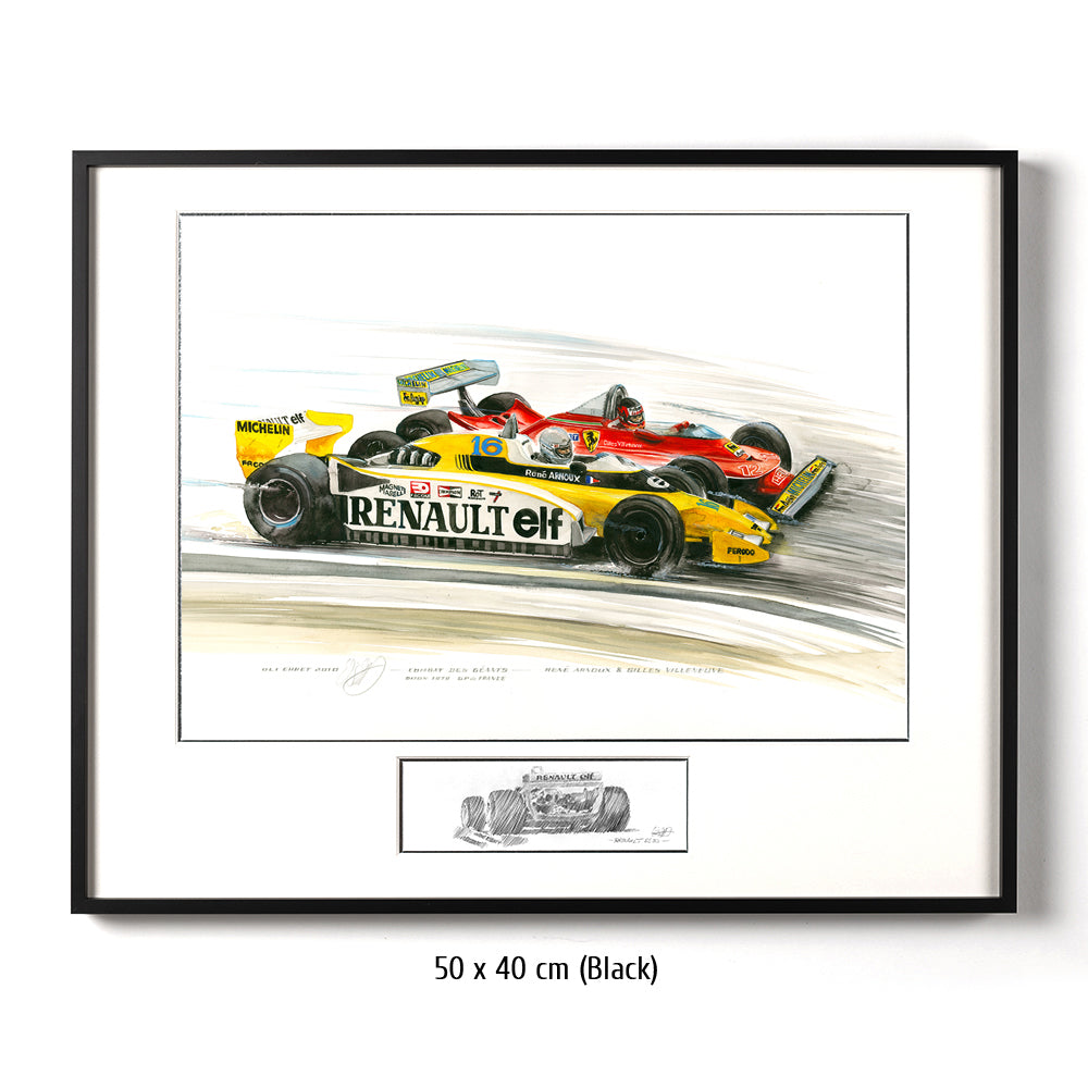 #0268 René Arnoux and Gilles Villeneuve