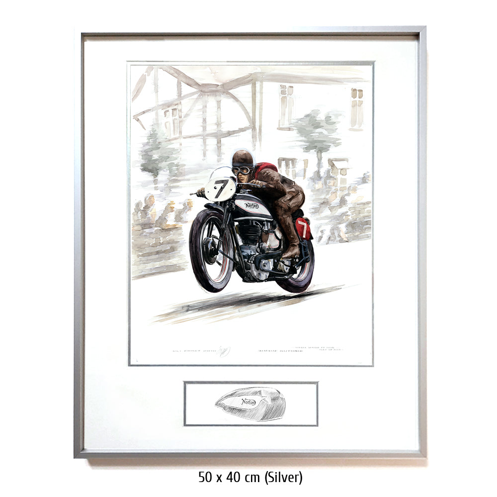 #0296 Norton Motorbike, Jimmie Guthrie, winner Isle of Man 1937