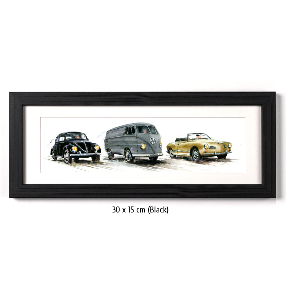 #0338 VW Käfer, VW T2 Bulli, Karmann Ghia