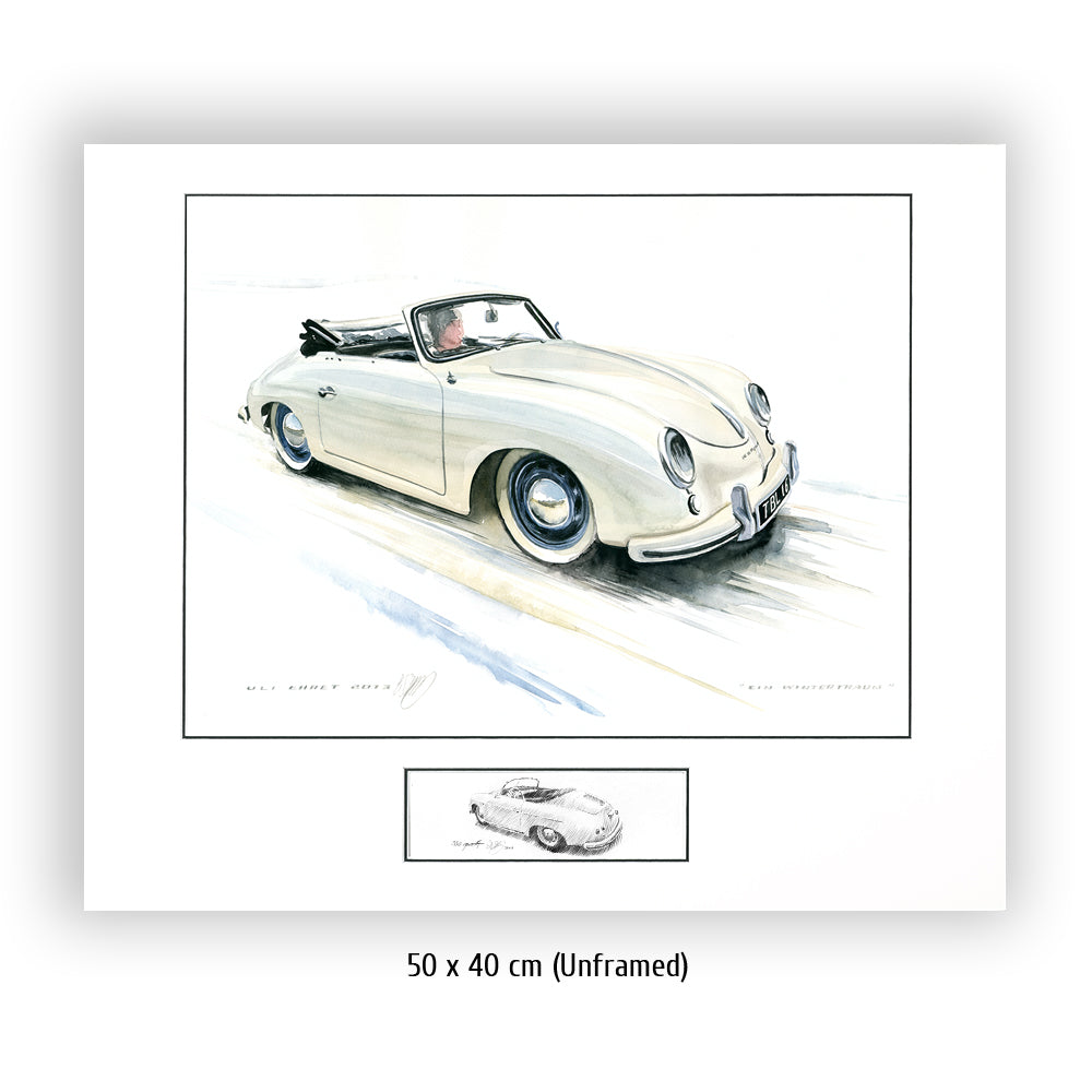 #0421 "A Winter's Dream", Porsche 356 A Cabriolet