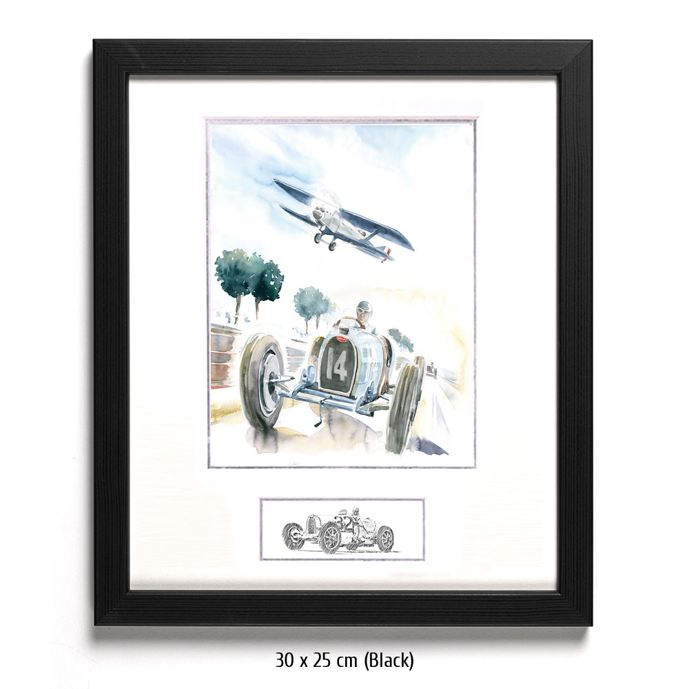 #0516 'L´Age d´Or, Bugatti T59, Breguet record plane