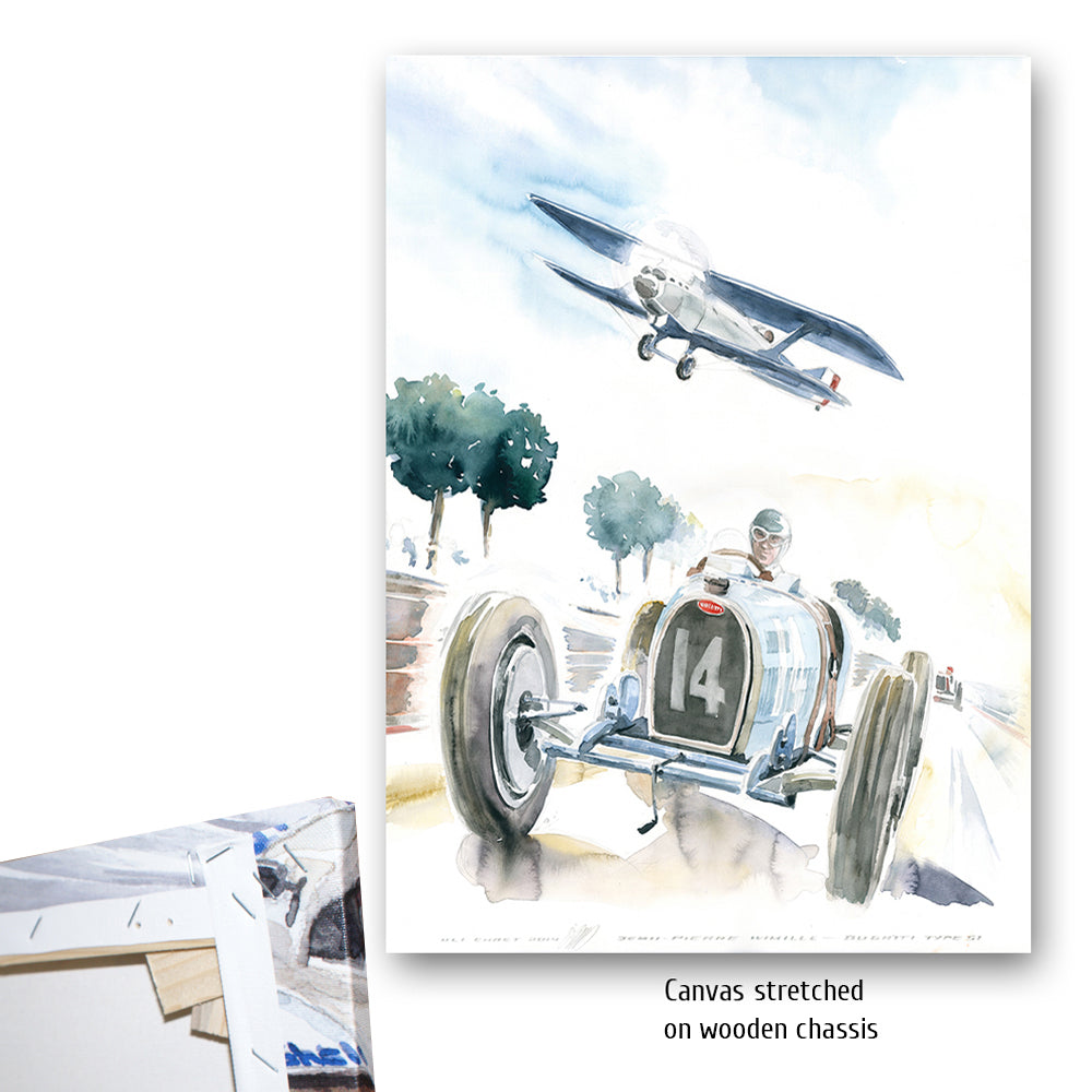 #0516 'L´Age d´Or, Bugatti T59, Breguet record plane