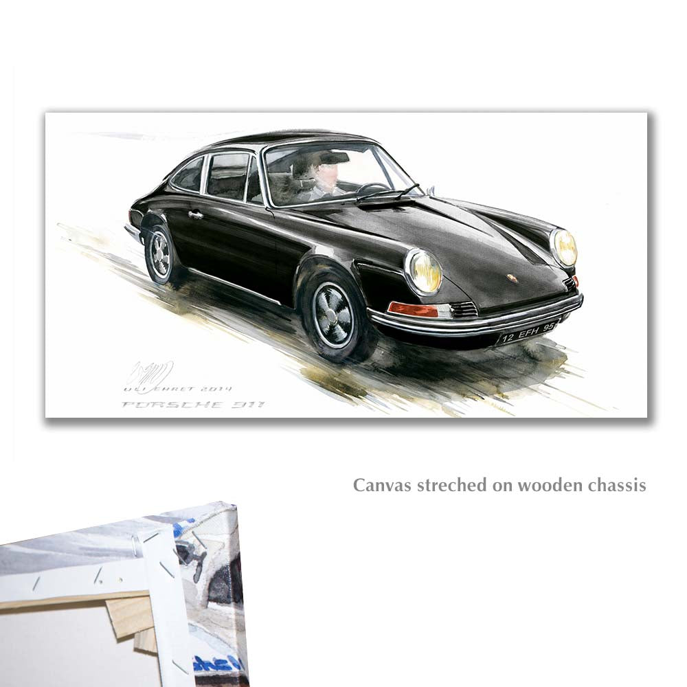 #0527B Porsche 911, Black