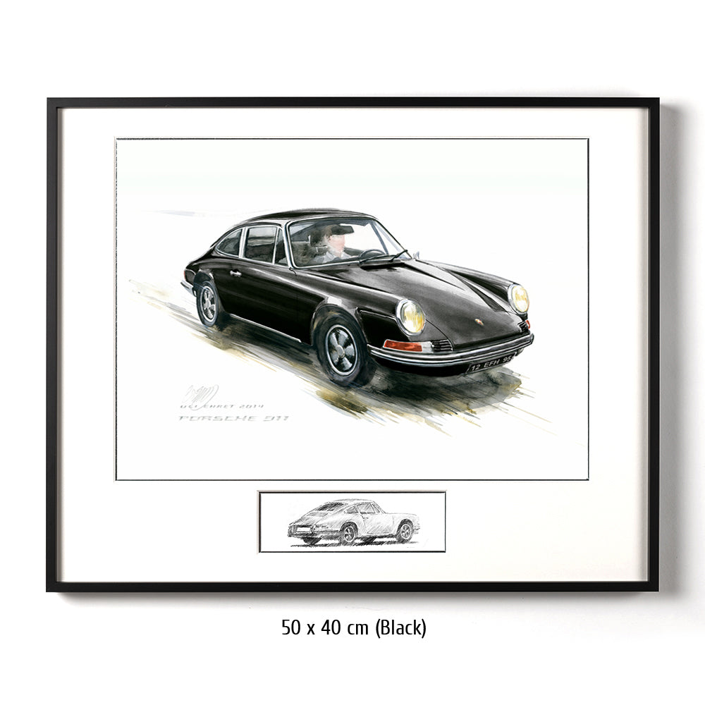 #0527B Porsche 911, Black
