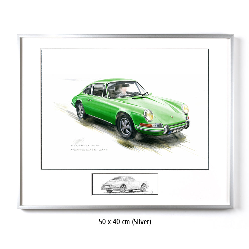 #0527G Porsche 911, grün