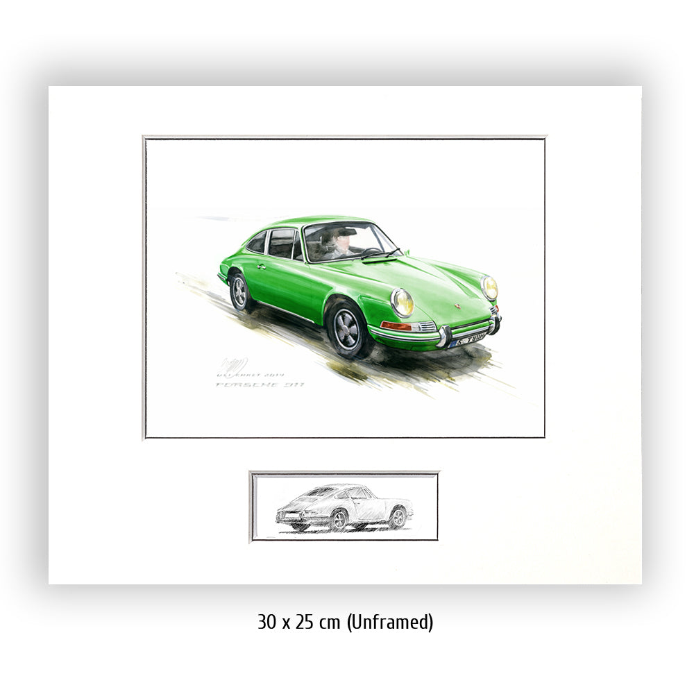 #0527G Porsche 911, grün