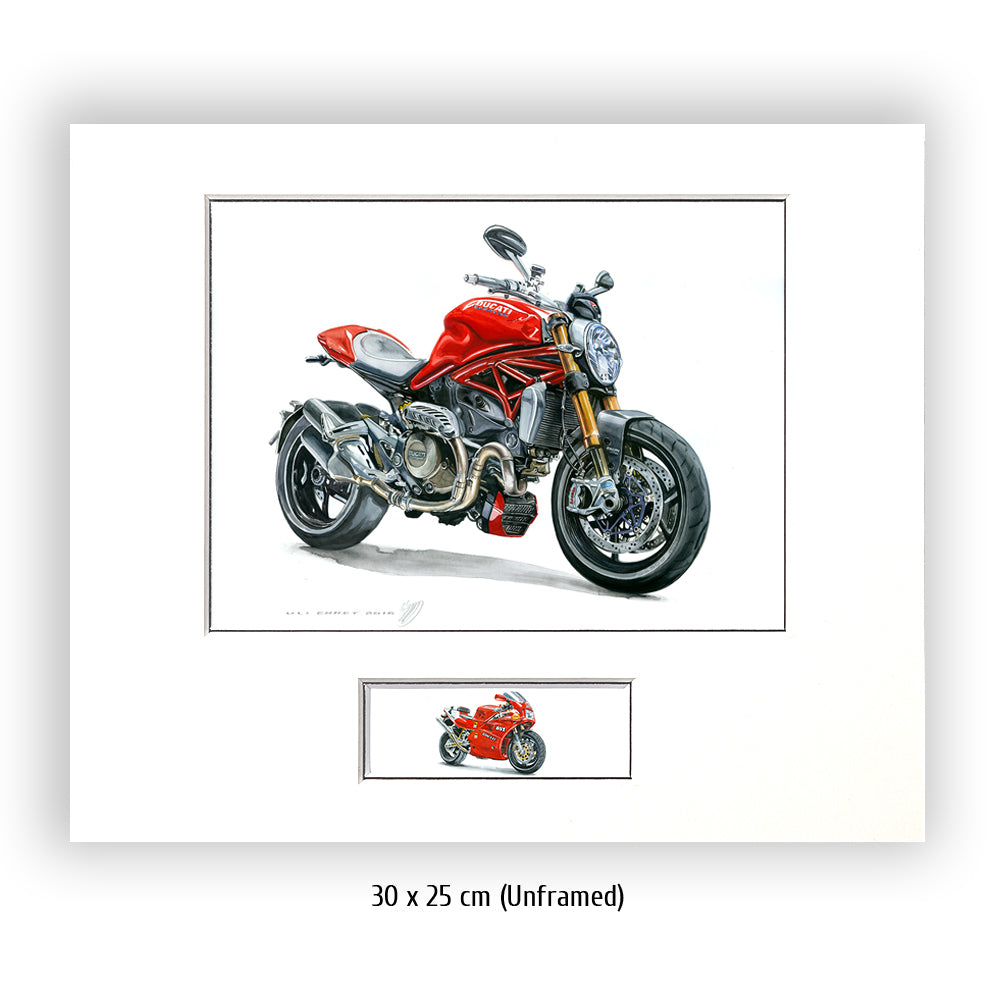 #0595 Ducati Monster, Red