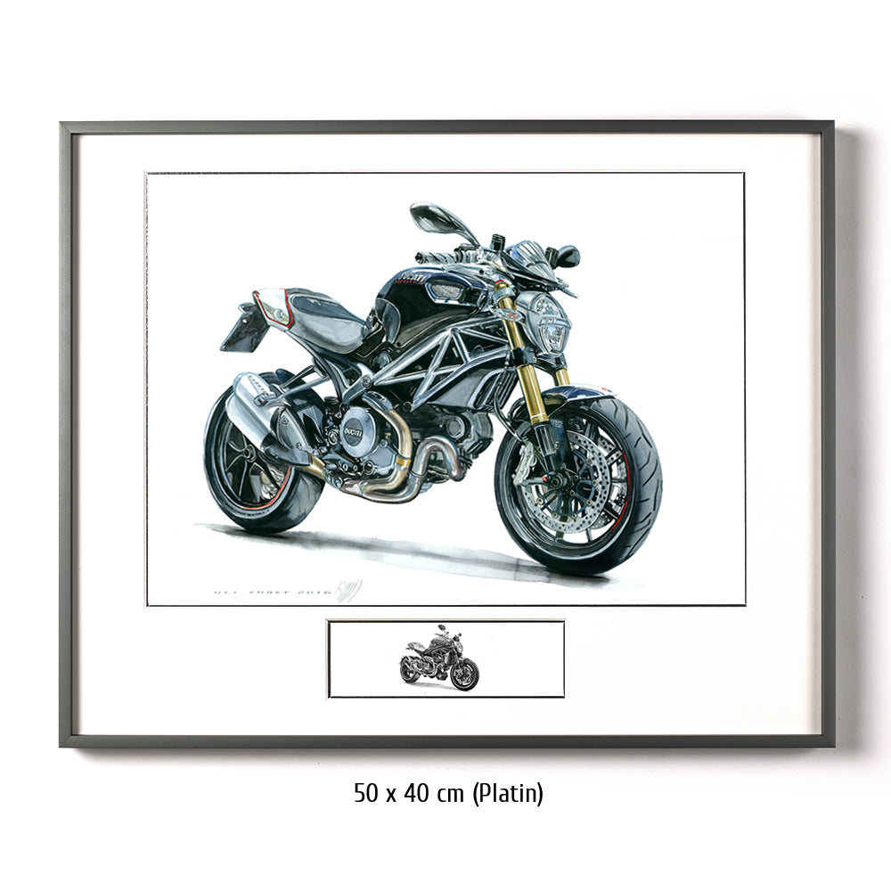 Ducati monster online poster