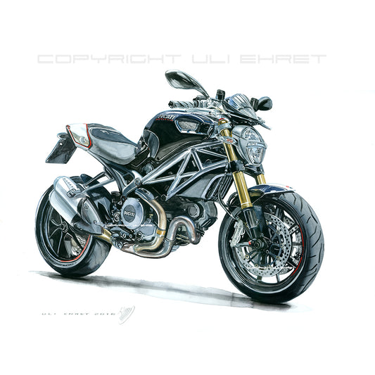 #0597 Ducati Monster, Black