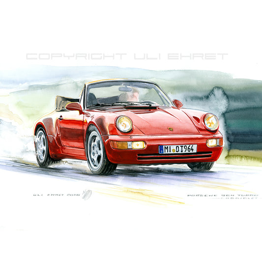 #0599 Porsche 964 Convertible Turbo