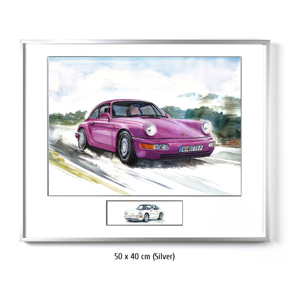 #0622 Porsche 964 pink