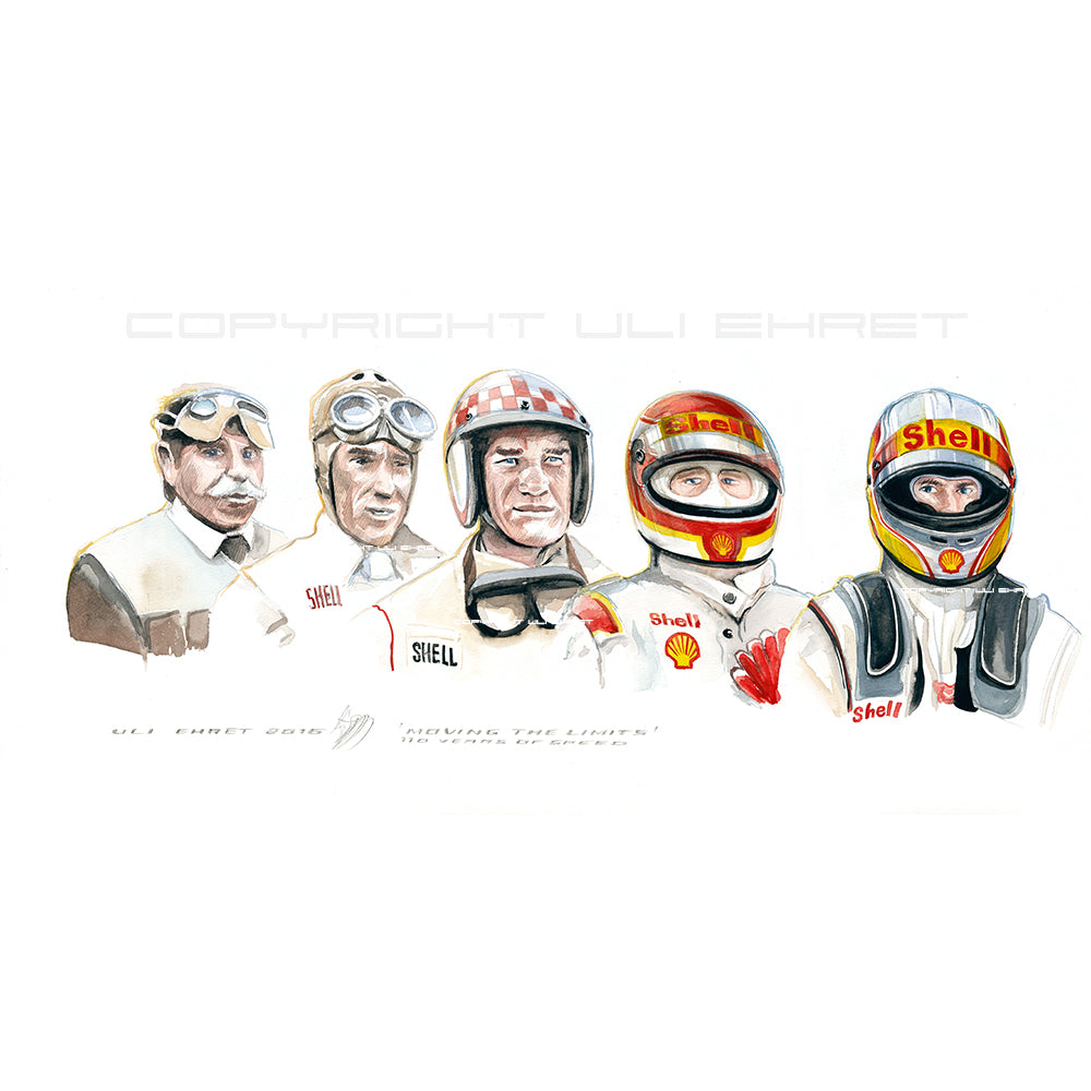 #0636 'Five Generations', drivers of Grand Prix and Formula 1 history