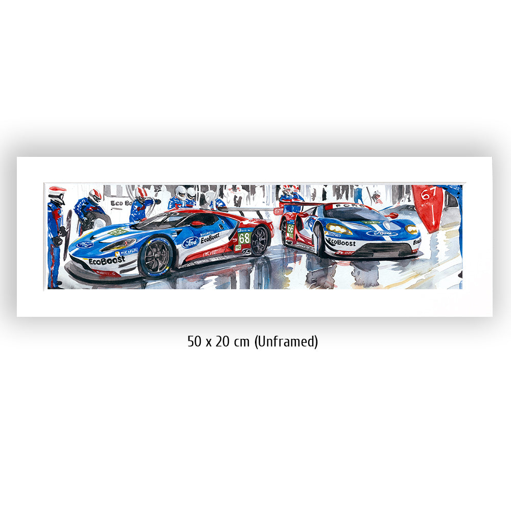 #0683XS Ford GT50 Pit Stop