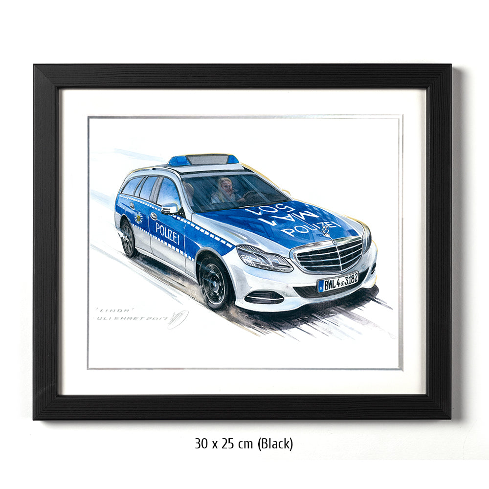 #0695 Mercedes Benz police car